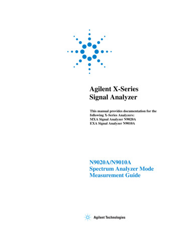 Agilent X-Series Signal Analyzer - Segfaults