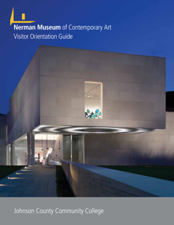 Nerman Museum Of Contemporary Art Visitor Orientation Guide