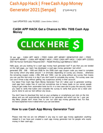 Free Cash App Money Generator Get 750 Cash App Hack
