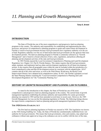 11. Planning And Growth Management - Florida Association Of Counties