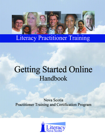 The Nova Scotia Practitioner Training And Certification Program