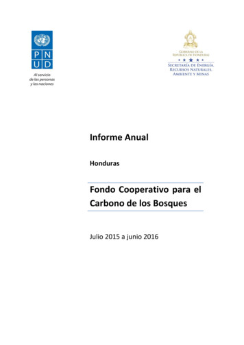 Informe Anual - Forest Carbon Partnership
