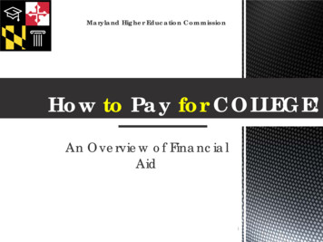 How To Pay For COLLEGE! - Montgomeryschoolsmd 