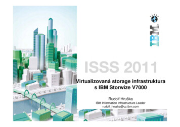 Virtualizovaná Storage Infrastruktura S IBM Storwize V7000 - ISSS