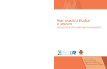 Pharmaceutical Situation In Jamaica - PAHO/WHO
