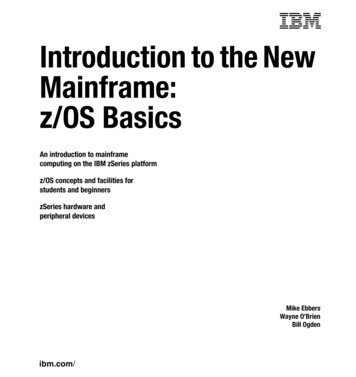 Front Cover Introduction To The New Mainframe: Z/OS Basics