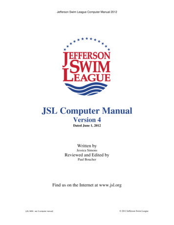 JSL Computer Manual