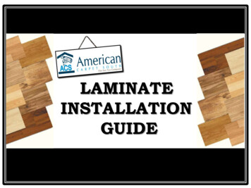 Laminate Installation Guide - Acs