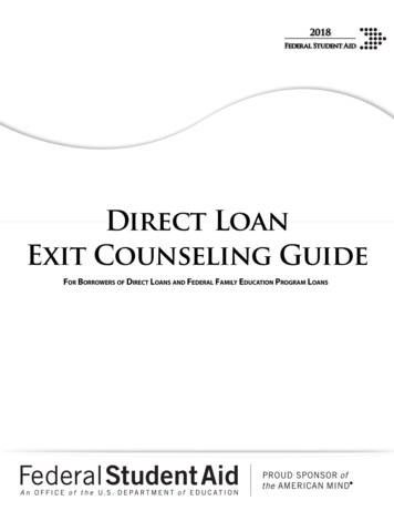 Direct Loan Exit Counseling Guide - Personalfinance.duke.edu
