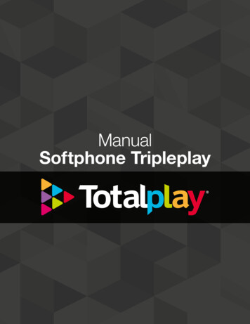Manual Softphone Tripleplay - Totalplay.dev