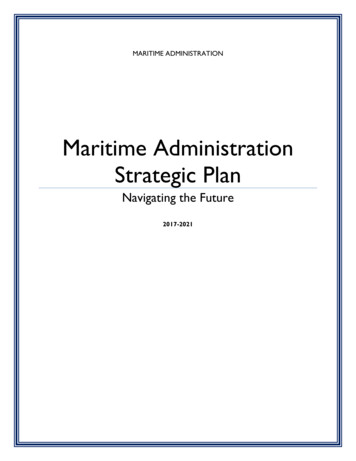 Maritime Administration Strategic Plan