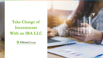 Take Charge Of Investments With An IRA LLC - The Entrust Group