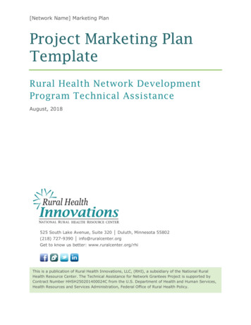 Project Marketing Plan Template