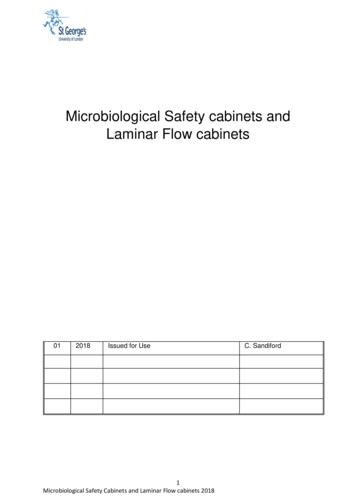 Microbiological Safety Cabinets And Laminar Flow Cabinets