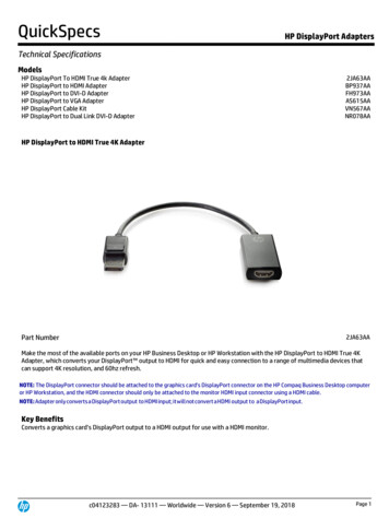 HP DisplayPort Adapters - Objects.icecat.biz