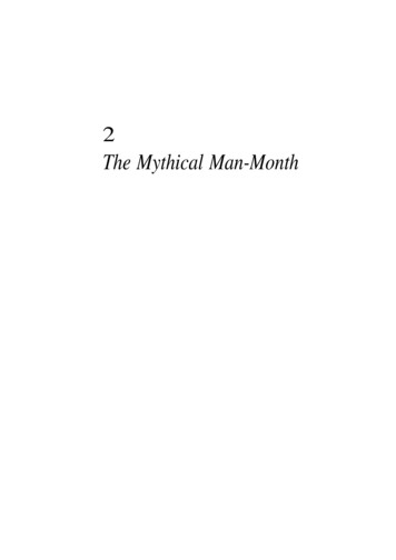 The Mythical Man-Month - College Of Computing & Informatics
