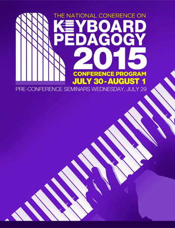 National Conference On Keyboard Pedagogy