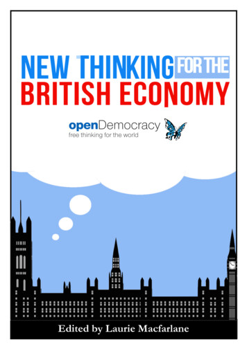 New Thinking For The British Economy - Democracy Collaborative