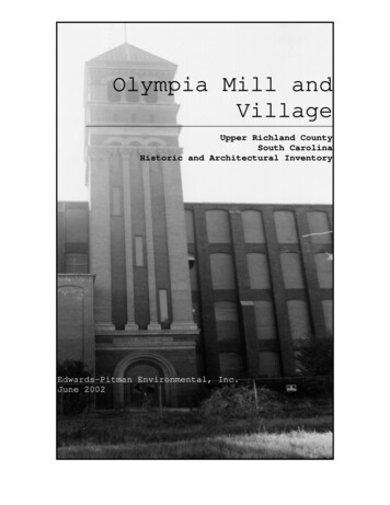 Olympia Mill And Village - South Carolina