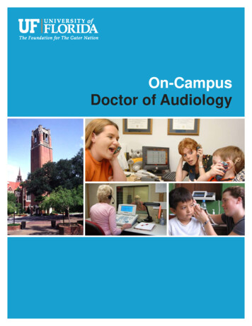 On-Campus Doctor Of Audiology