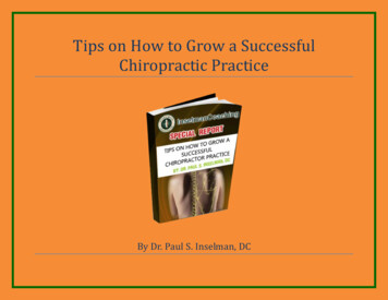 Tips On How To Grow A Successful Chiropractic Practice