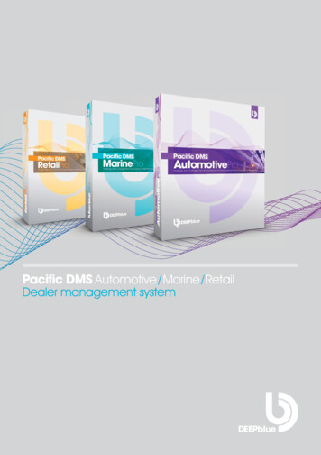 Pacific DMS Automotive/Marine/Retail Dealer Management System
