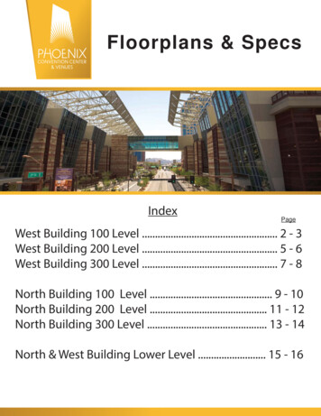 Floorplans & Specs - Phoenix Convention Center