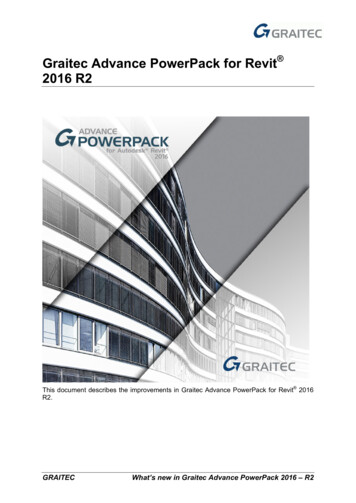 Graitec Advance PowerPack For Revit 2016 R2