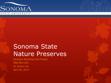 Sonoma State Nature Preserves