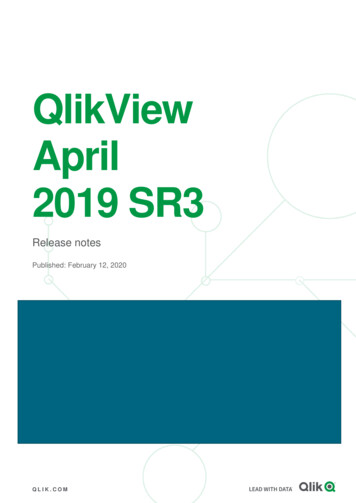 QlikView April 2019 SR3