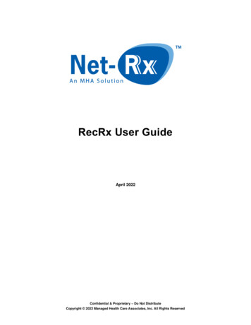 RecRx User Guide - Net-Rx
