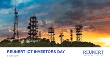 Reunert Ict Investors Day
