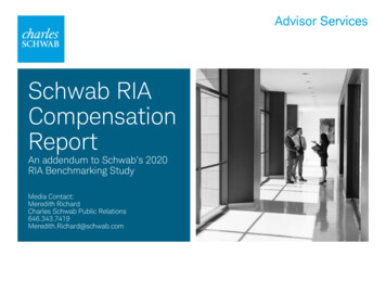 Schwab RIA Compensation Report