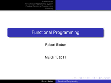 Functional Programming - CS Department