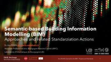 Semantic-based Building Information Modelling (BIM)