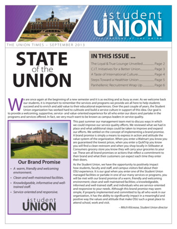 THE UNION TIMES - Student Union Student Union Oklahoma State University