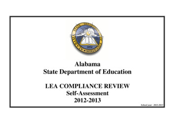 Alabama State Department Of Education - PAR²A Center