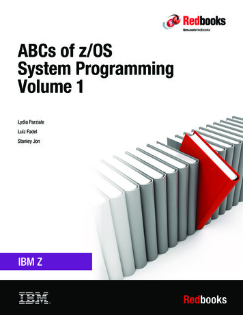 ABCs Of Z/OS System Programming Volume 1 - IBM Redbooks