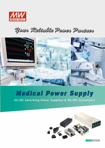 Medical Power Supply - MEAN WELL