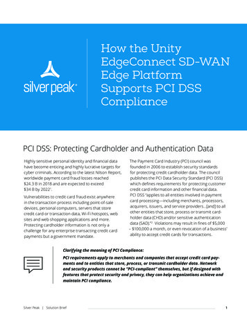How The Unity EdgeConnect SD-WAN Edge Platform Supports PCI DSS Compliance