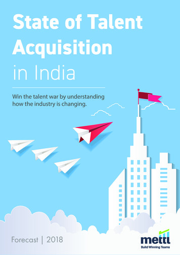 State Of Talent Acquisition In India - Mettl