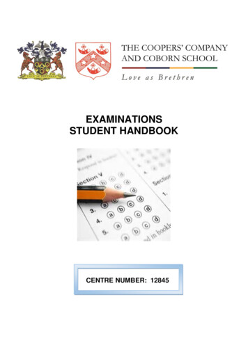 Examinations Student Handbook