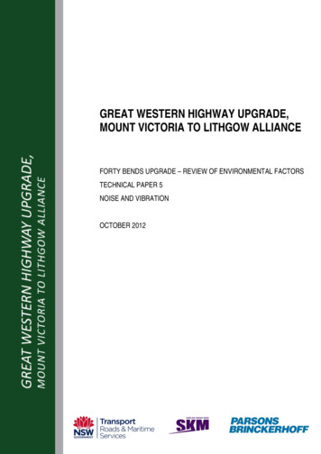 Great Western Highway Upgrade, Mount Victoria To Lithgow Alliance