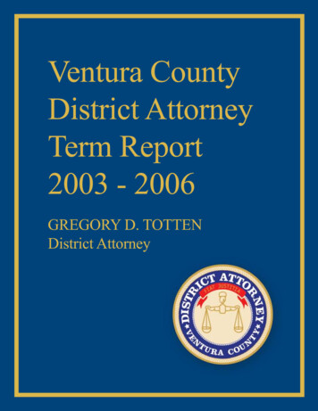Da countyofventura Ventura County District Attorney PDF Free Download