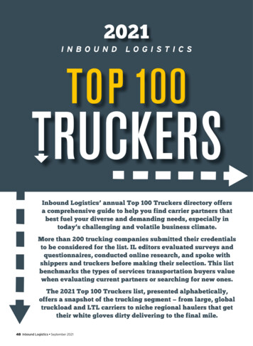 Inbound Logistics Top 100 Truckers