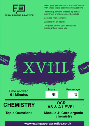 A-Level CHEMISTRY - Exam Papers Practice