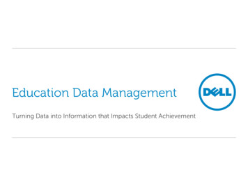 Education Data Management - Dell