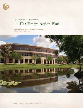 Taking AcTion Now UCF's Climate Action Plan
