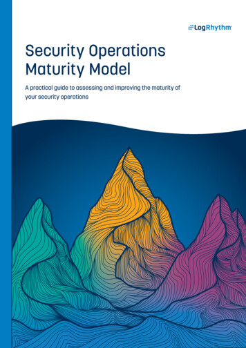 Security Operations Maturity Model - StarLink