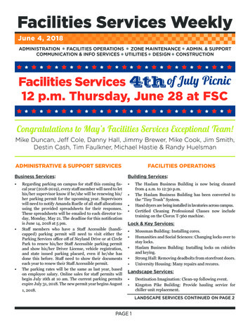 Facilities Services Weekly - Fs.utk.edu